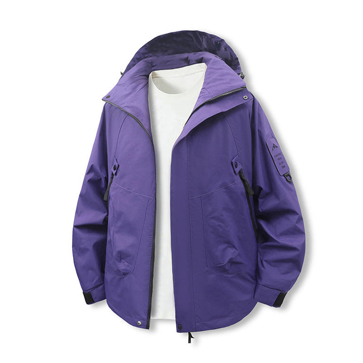 Męska Wwd i Water Resistant softshell utility kurtka z kapturem
