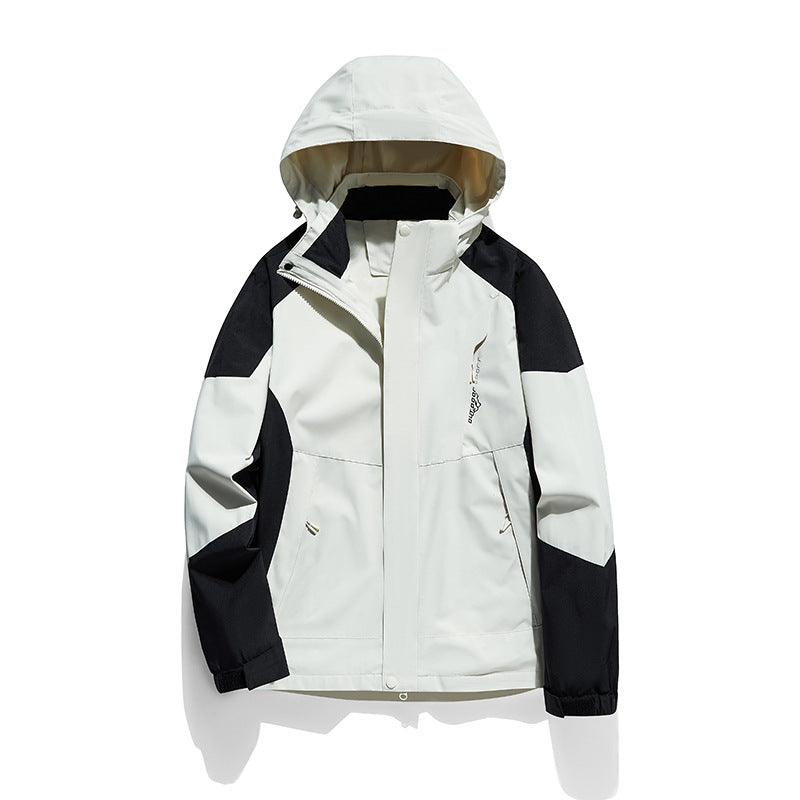 Damska two-layer softshellowa outdoor kurtka z removable polarowa inner layer i hood Lumaza