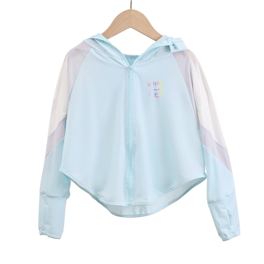Kurtka unisex z ochroną UV oddychająca lekka