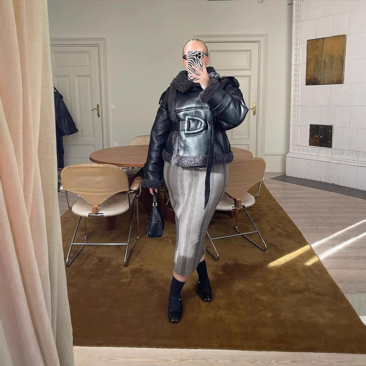 Kurtka Damska Stylowa Casualowa Nowoczesna
