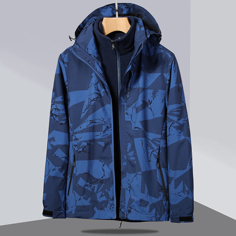 Damska two-layer softshellowa kurtka z removable polarowa inner kurtka i hood Lumaza