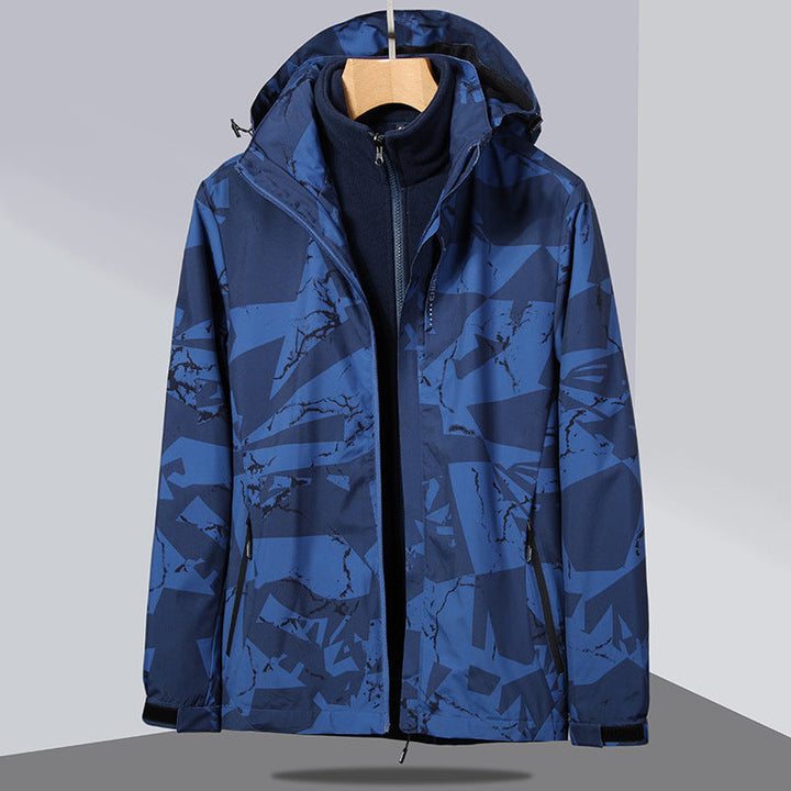 Damska two-layer softshellowa kurtka z removable polarowa inner kurtka i hood Lumaza