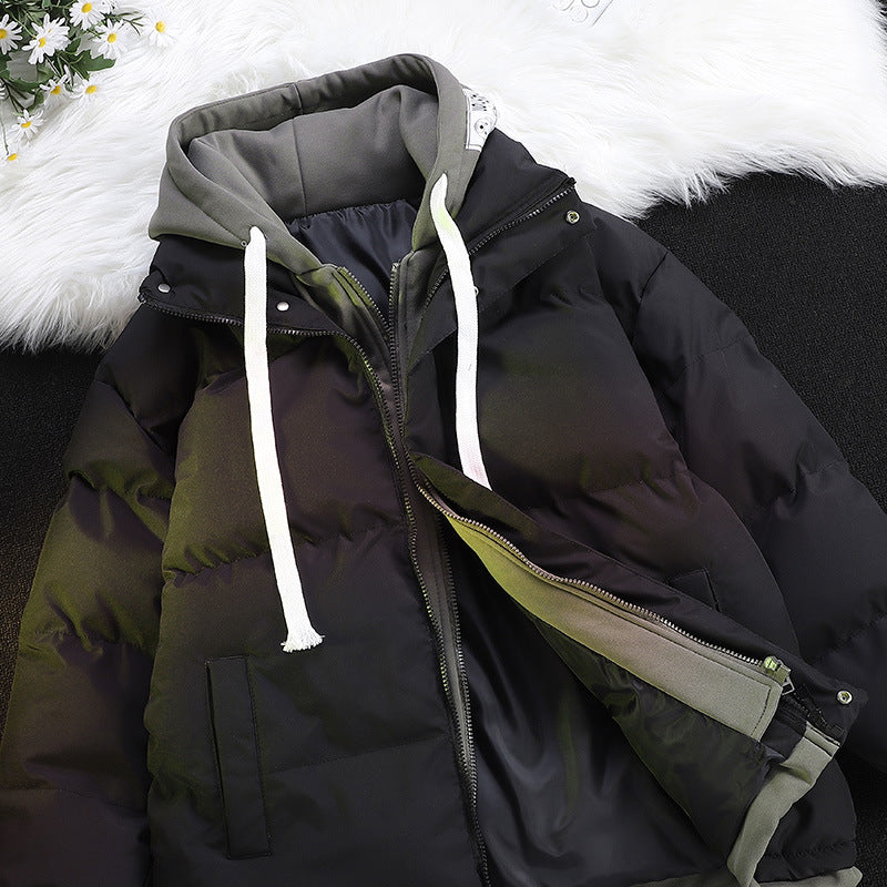 Damska pikowana z kapturem pikowana kurtka z Integrated Sweatliner i Two-Layer Design Lumaza