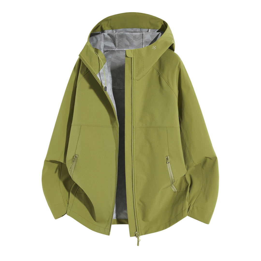 Damska Weatherproof z kapturem kurtka z Ventilated kołnierzem Lumaza