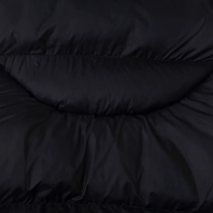 Damska pikowana oversize Parka z XXL Hood i klapką kieszeniami Lumaza