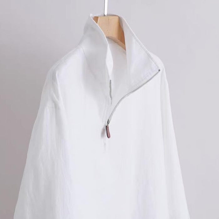 Unisex lekka krótka zamkiem anorak z ze stójką Lumaza