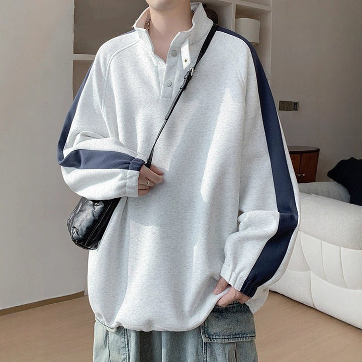 Męska Codzienny Overshirt Pulower