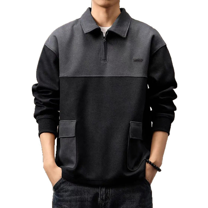 Męska Stylowy Bluza z Zamek