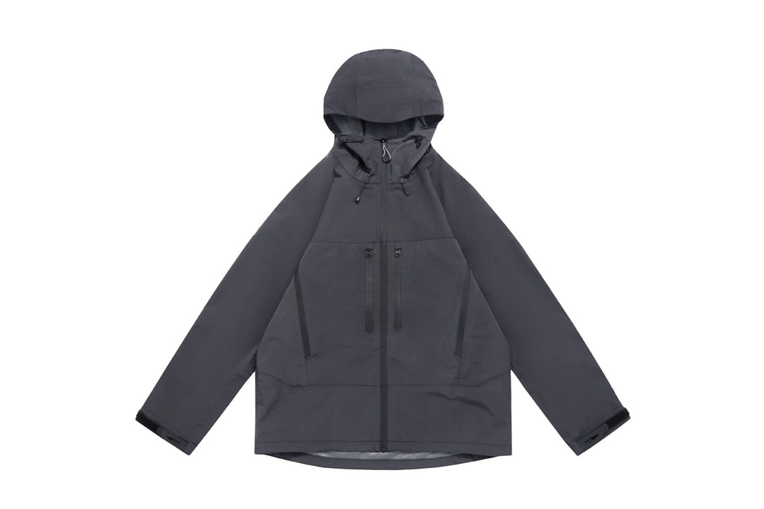Unisex Techniczny Z kapturem Outdoor Kurtka z Taped Zippers