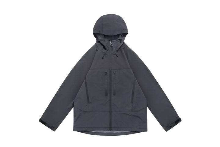Unisex Techniczny Z kapturem Outdoor Kurtka z Taped Zippers