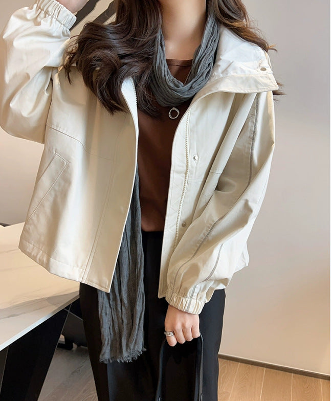 Damska Fashionable Transitional kurtka z Practical kieszeniami Lumaza