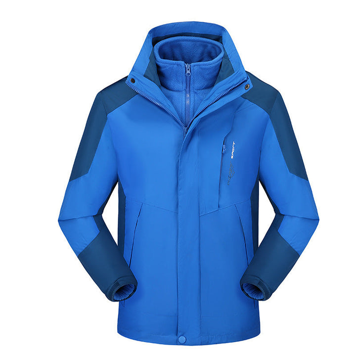 Damska versatile outdoor kurtka z removable polarowa inner kurtka i windproof softshellowa outer Lumaza