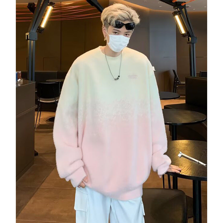 Męska Oversize Polar Sweter