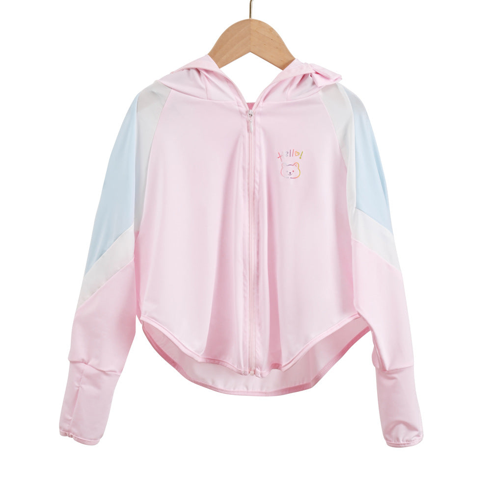 Kurtka unisex z ochroną UV oddychająca lekka