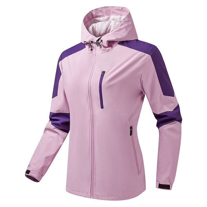 Męski Oddychający Softshell-Hardshell Hybrid Kurtka z Kaptur i Wodoodporny Kieszenie na zamek