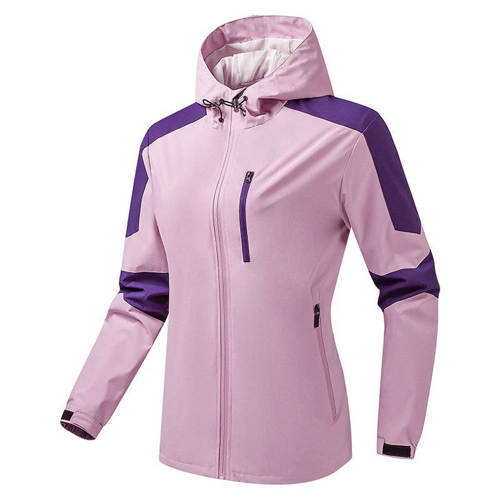 Męski Oddychający Softshell-Hardshell Hybrid Kurtka z Kaptur i Wodoodporny Kieszenie na zamek