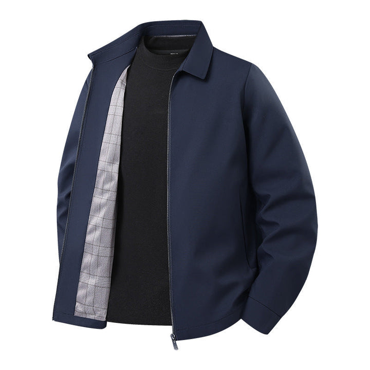 Męska lekka Harrwgton kurtka z softshell zewnętrzny materiał i Glencheck Lwwg