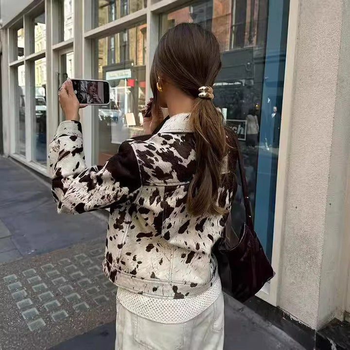 Kurtka Damska Stylowa Casualowa Elegancka