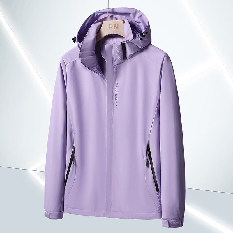 Męska lekka softshell funkcjonalne kurtka z oddychająca Mesh Lwwg i regulowany kapturem