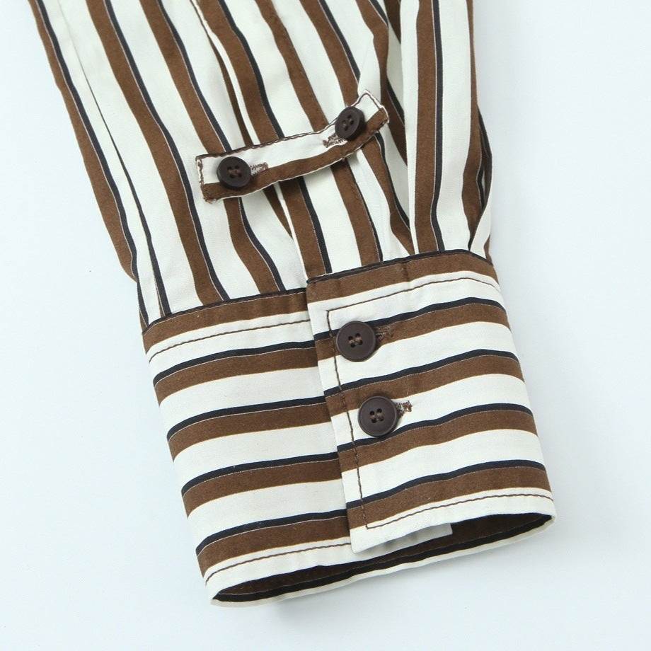 Damska oversize koszulowa kurtka z stójka kołnierzem, Chest Pocket, i Elastic dołem Lumaza