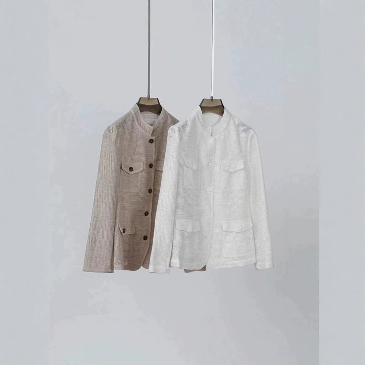 Damska Fashionable kurtka z Practical kieszeniami Lumaza