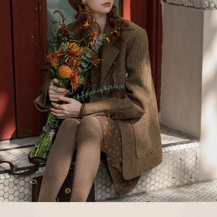 Damska Stylish Wool kurtka Lumaza
