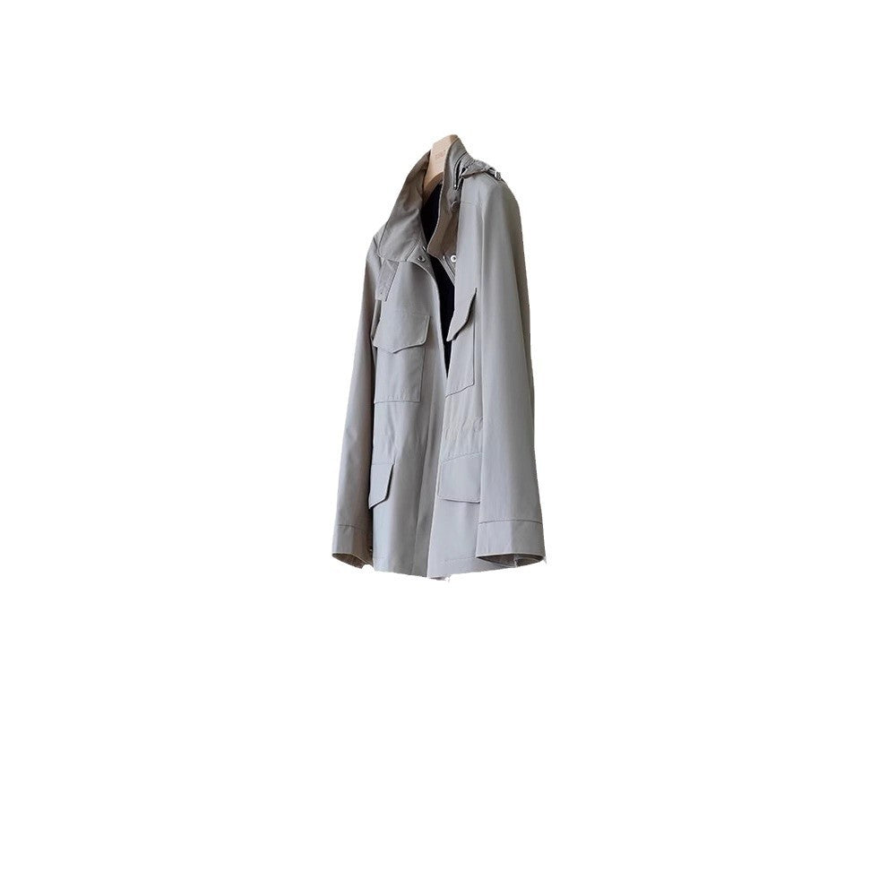 Damska Stylish Transitional kurtka z Practical kieszeniami Lumaza