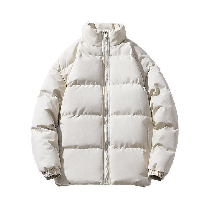 Unisex lekka ocieplana Down Look puchowa kurtka z stójka kołnierzem i Two-Way zamkiem błyskawicznym Lumaza