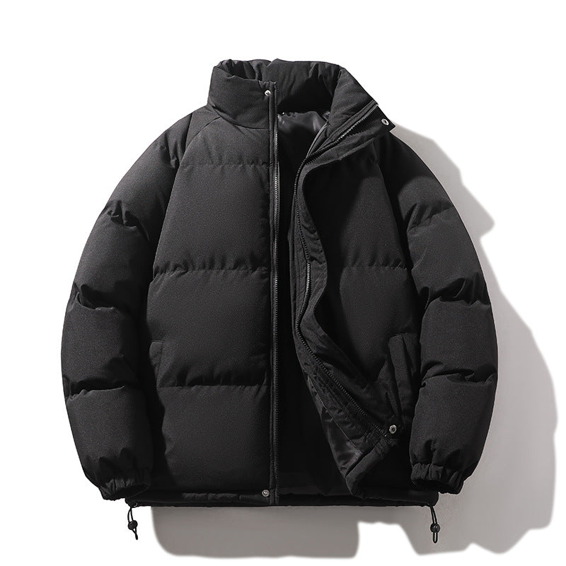 Unisex ocieplana pikowana kurtka made of Down Imitation z wysokim kołnierzem i ściągaczem Lumaza