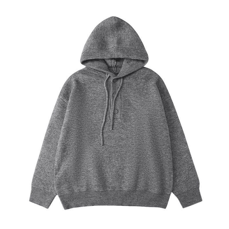 Męska Przytulny Oversize Bluza z kapturem