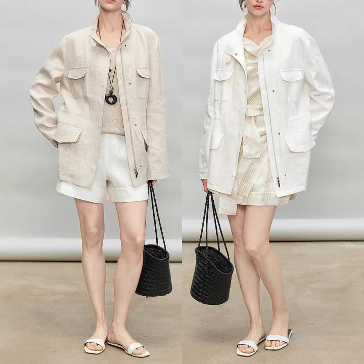 Damska Light i Airy Linen kurtka Lumaza
