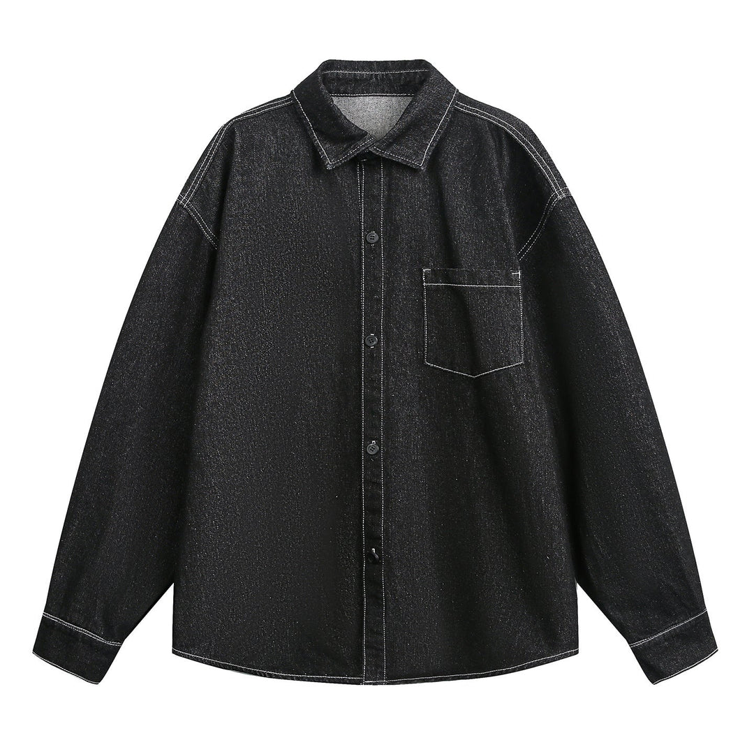Kurtka Denimowa Unisex Stylowa Casualowa Elegancka