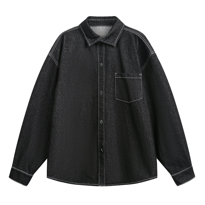 Kurtka Denimowa Unisex Stylowa Casualowa Elegancka
