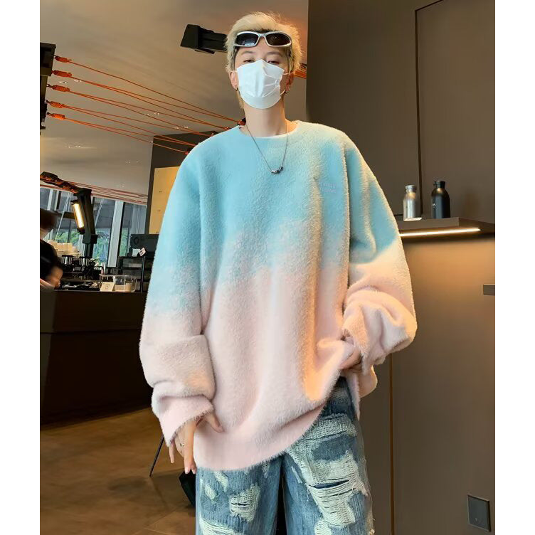 Męska Oversize Polar Sweter