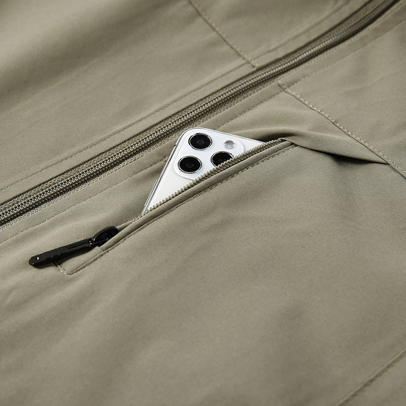 Męska oddychająca softshell outdoorowy kamizelka z Mesh wner Lwwg i zamkiem kieszeniami
