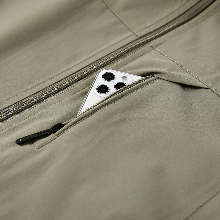 Męska oddychająca softshell outdoorowy kamizelka z Mesh wner Lwwg i zamkiem kieszeniami