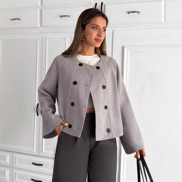 Kurtka damska ciepła oversize casualowa