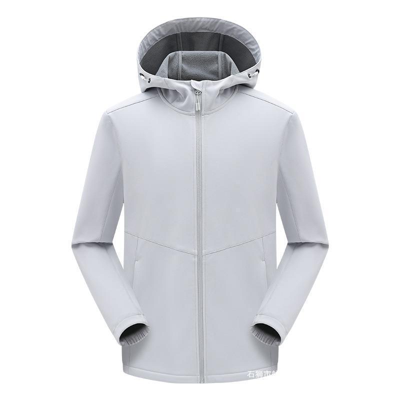 Męski technical kurtka softshell z fleece-z podszewką kaptur i elastic stretch krój