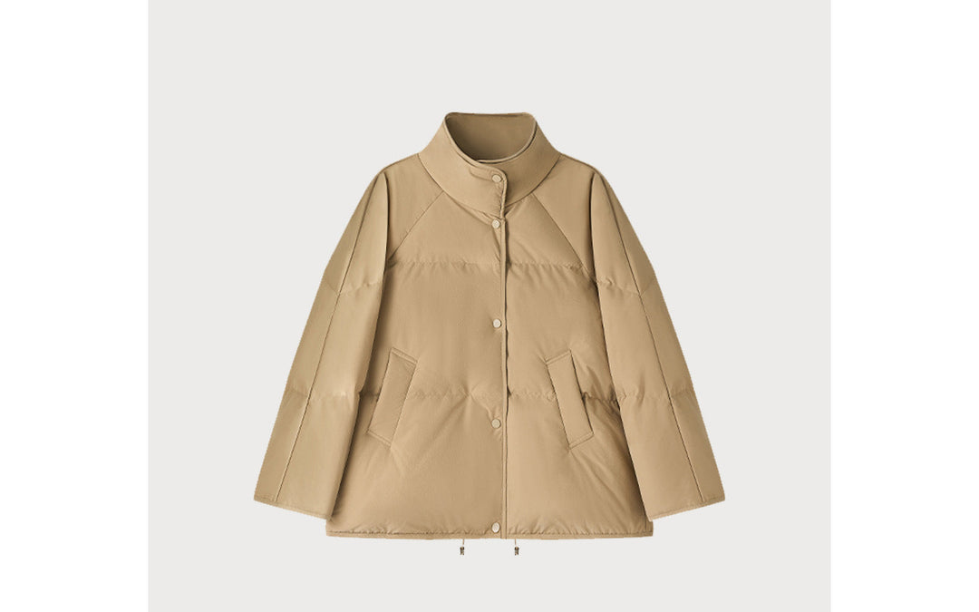 Damska Fashionable Transitional kurtka z wysokim kołnierzem Lumaza
