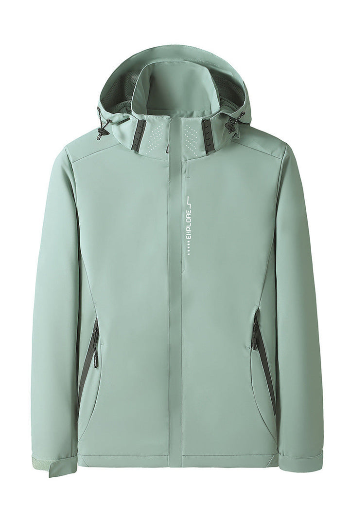 Damska softshellowa Outdoor kurtka z removable hood, windproof membrane i oddychająca mesh lining Lumaza