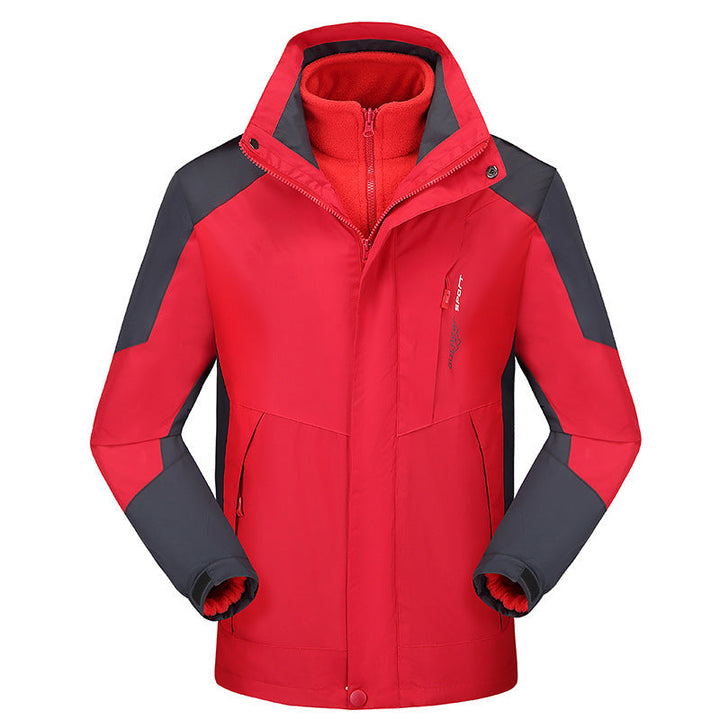 Damska versatile outdoor kurtka z removable polarowa inner kurtka i windproof softshellowa outer Lumaza