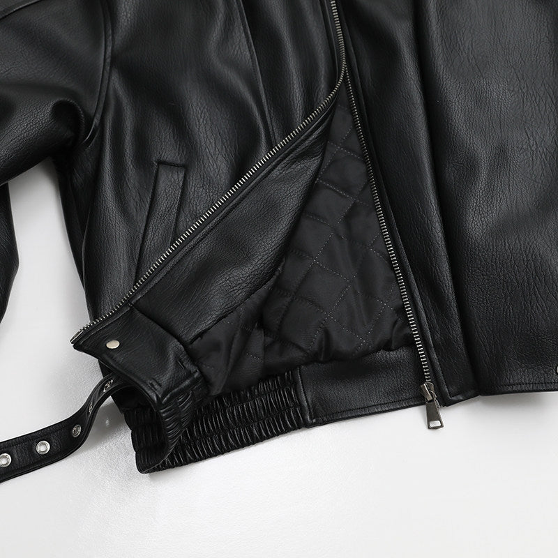 Damska Stylish Leather kurtka Lumaza