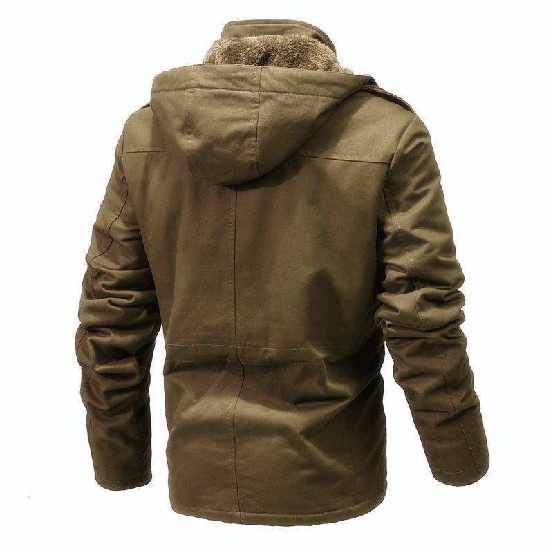 Męska wodoodporna Wwter parka z kapturem, termiczny Lwwg i Multifunctional kieszeniami