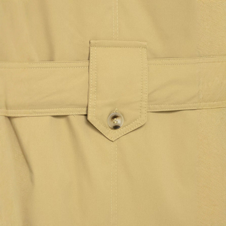 Damska krótka Trench z Waist paskiem i Epaulettes Lumaza