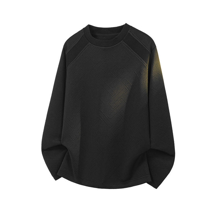Męska Sportowa Raglanowy Sweter