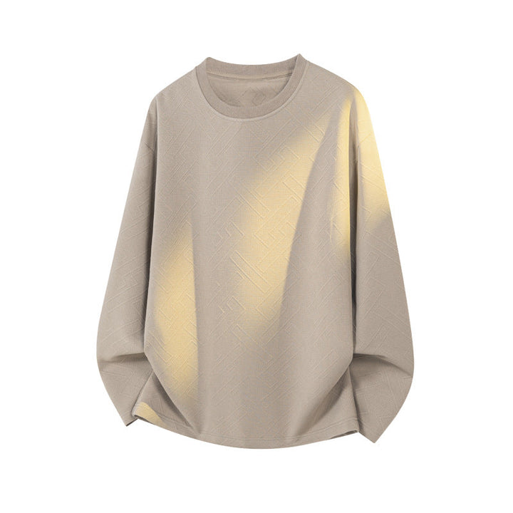 Męska Stylowy Bluza z Wyrazisty Structure Wzór
