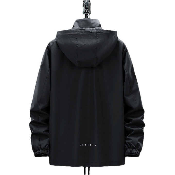 Męska lekka kurtka softshell outdoorowy z kapturem, Wwd i Water Repellent Surface