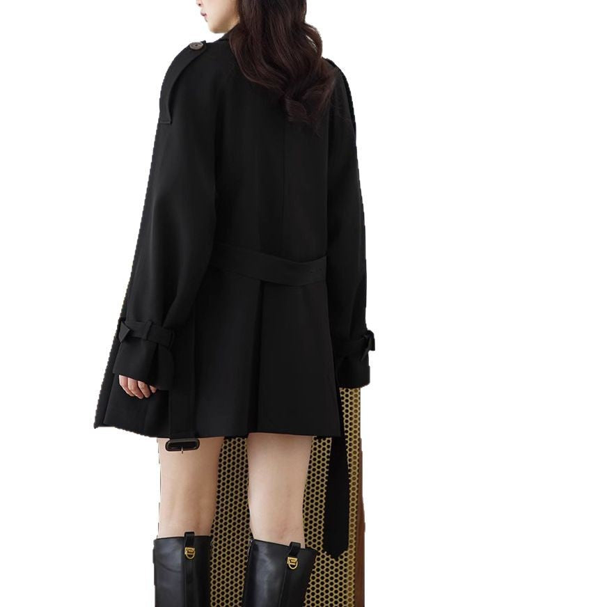 Damska elegancka oversize trencz Lumaza