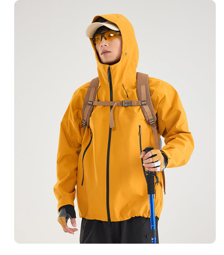 Damska lekka Technical Rain kurtka in oversize funkcjonalna Cut z regulowanym Hood Lumaza