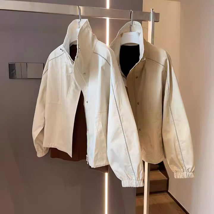 Damska Fashionable Transitional kurtka z Practical kieszeniami Lumaza